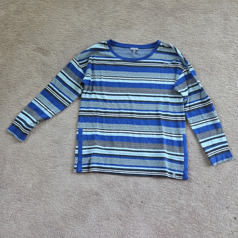 Blue Striped Womens Shirt
